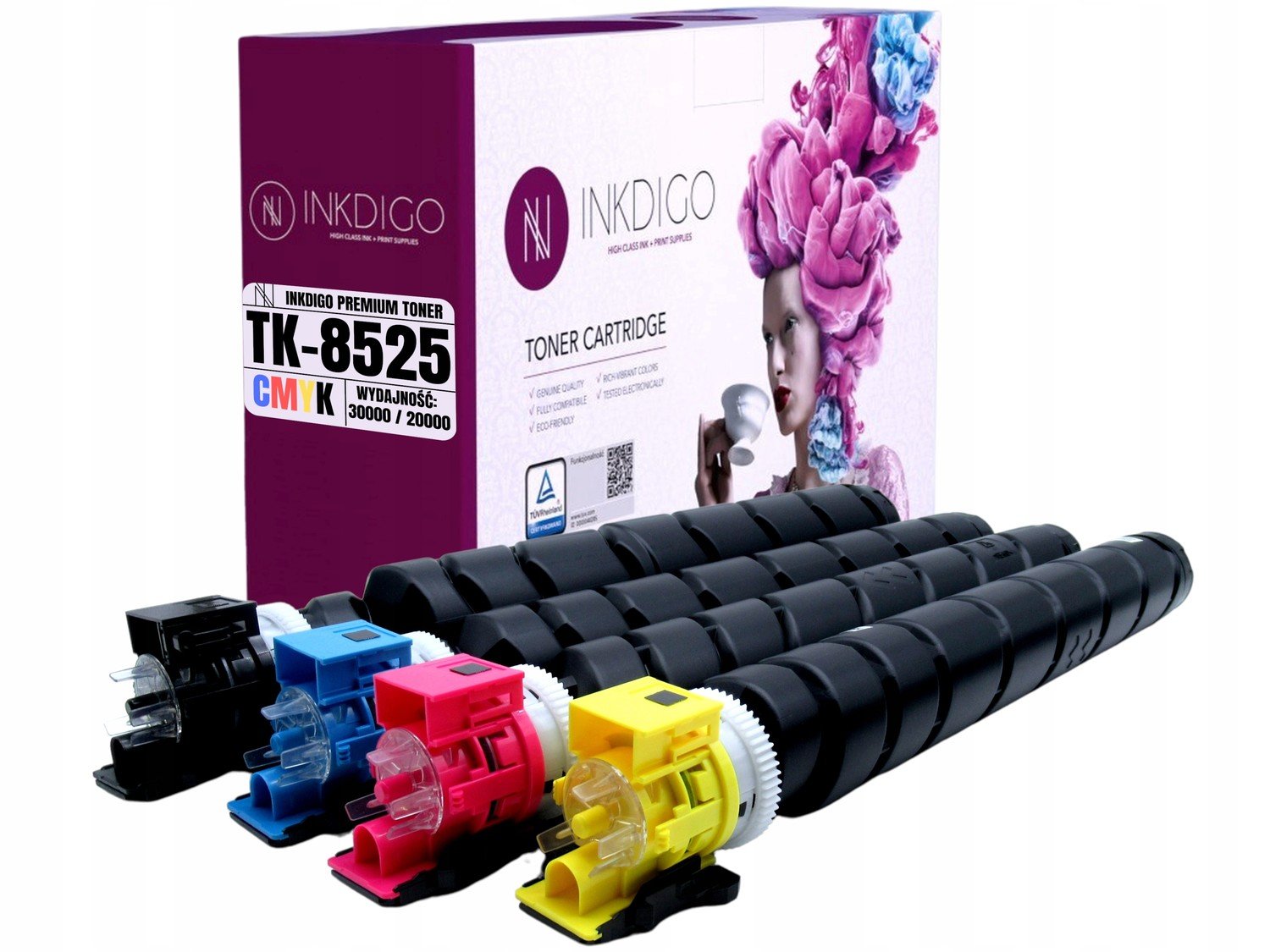 4x Toner náhradní TK8525 pro Kyocera TASKalfa 3552