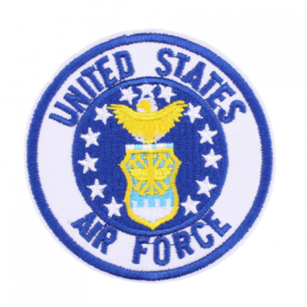Nášivka nažehlovací symbol United States Air Force 7,6x7,6 cm