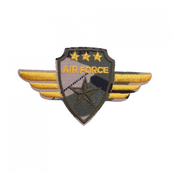 Nášivka nažehlovací symbol US Air Force Stars 5x8,5 cm