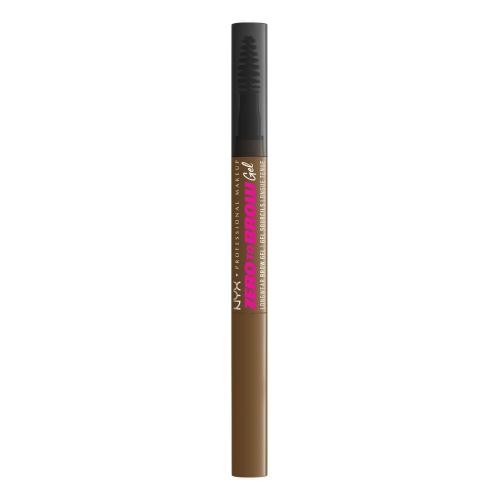 NYX Professional Makeup Zero To Brow 2 ml barevný gel na obočí pro ženy 03 Taupe