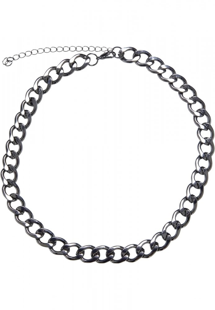 Big Chain Necklace - gunmetal