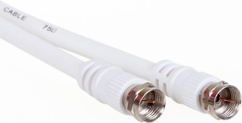 Aq koaxiální kabel Kvl100 - anténní kabel 10,0 m s konektory typu F