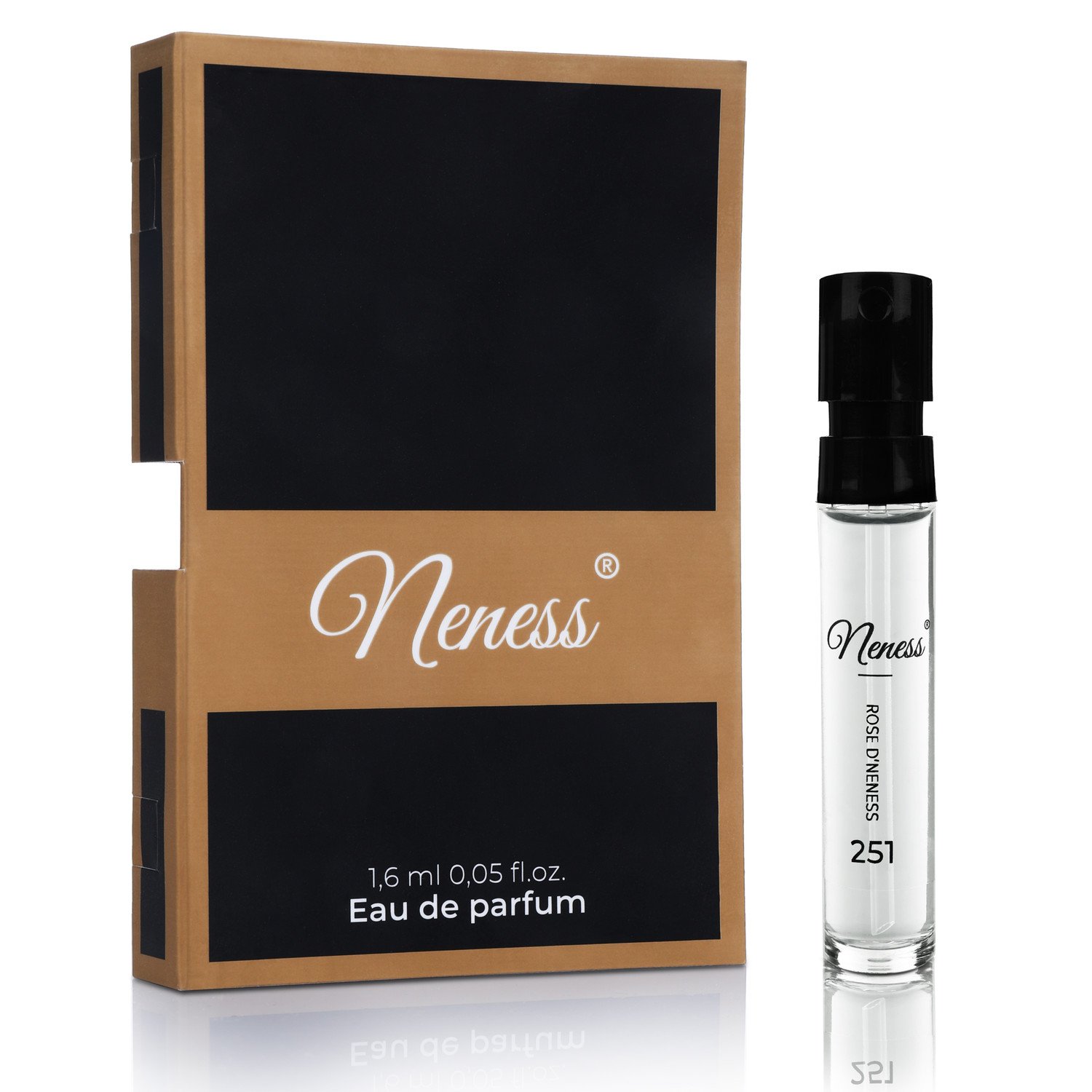 Neness Rose D'NENESS parfémovaná voda unisex Tester s rozprašovačem 1,6ml