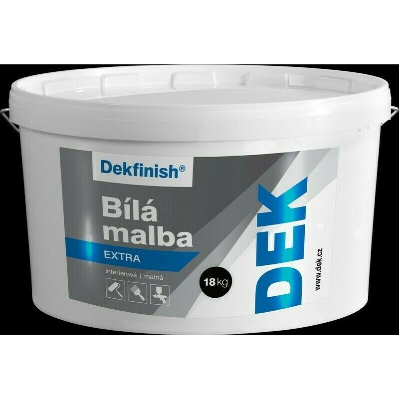 Malba interiérová DEKFINISH EXTRA 96% bílá, 18 kg