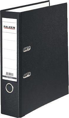 Falken pořadač FALKEN PP-Color DIN A4 Šířka hřbetu: 80 mm černá 2 třmeny 9984089