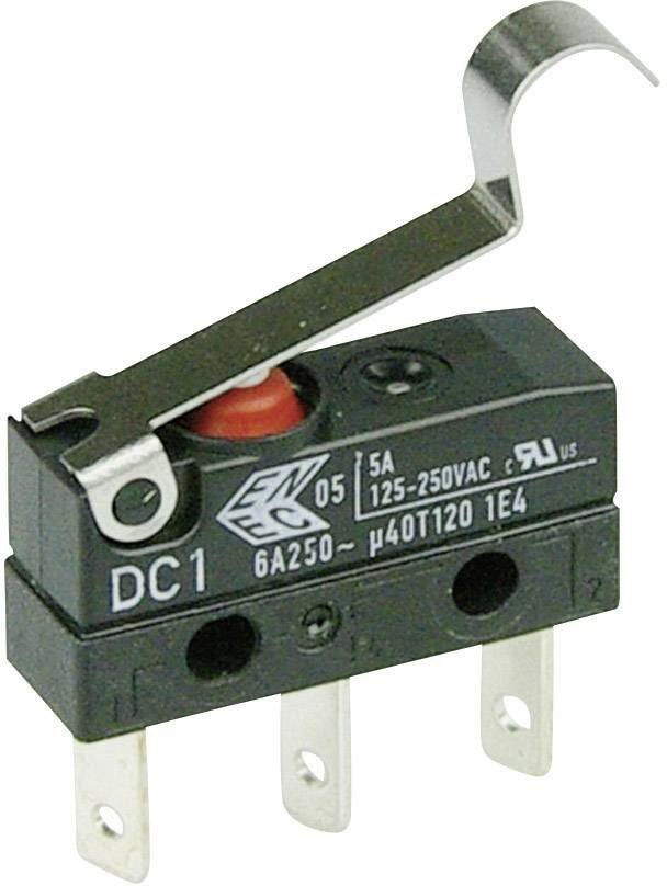 ZF DC1C-L1SC mikrospínač DC1C-L1SC 250 V/AC 6 A 1x zap/(zap) IP67 bez aretace 1 ks