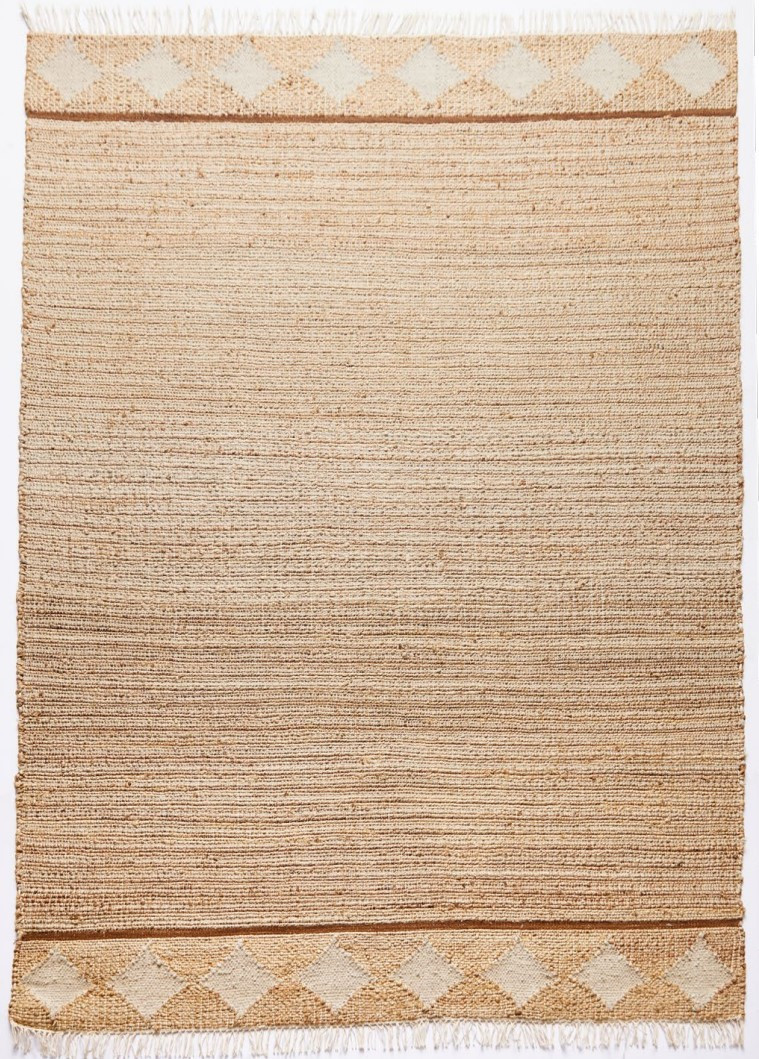 Diamond Carpets koberce Ručně vázaný kusový koberec Mykonos DE 2007 Natural Mix - 80x150 cm Béžová