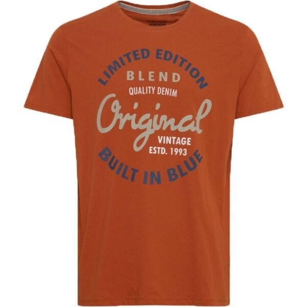 BLEND TEE REGULAR FIT Pánské tričko, oranžová, velikost XL