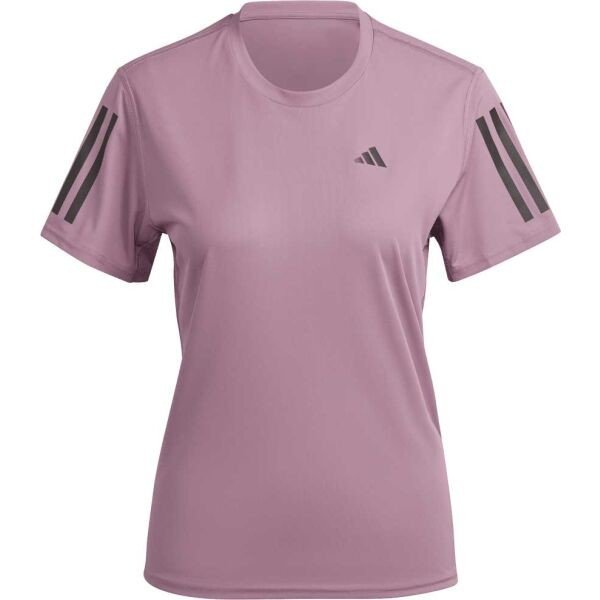 adidas OWN THE RUN TEE Dámské běžecké tričko, růžová, velikost L