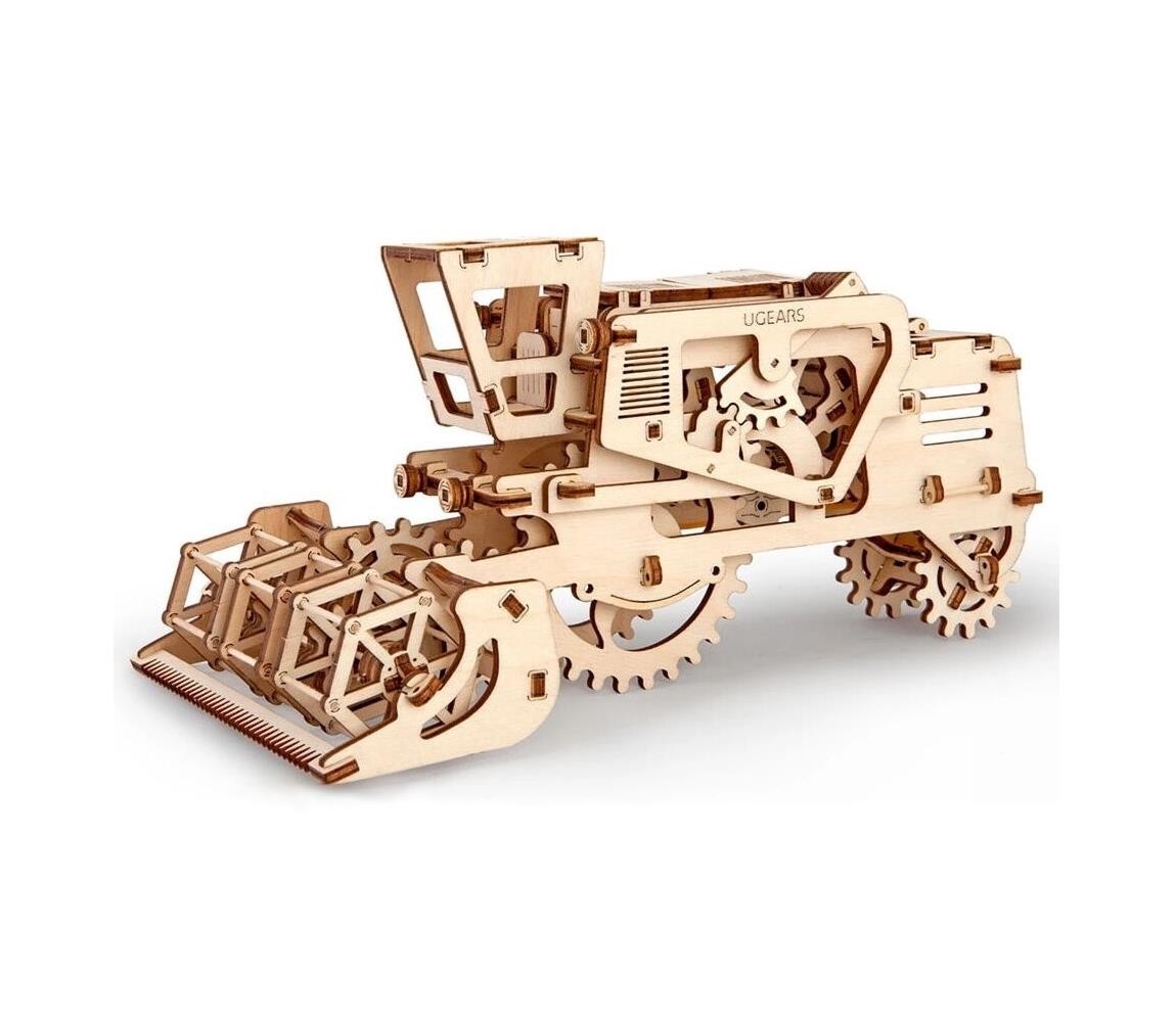 Ugears Ugears - 3D dřevěné mechanické puzzle Kombajn