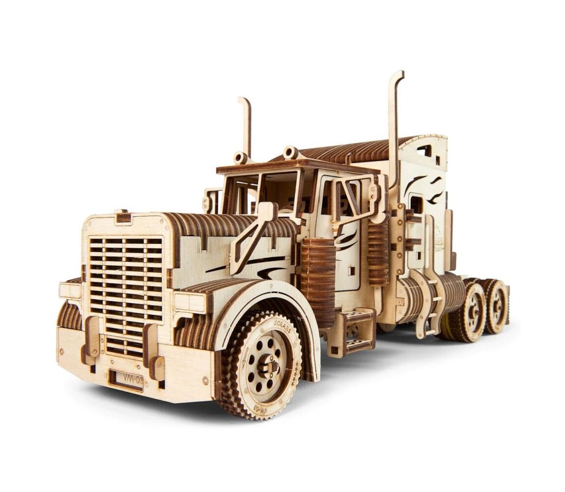 Ugears Ugears - 3D dřevěné mechanické puzzle Tahač Heavy Boy