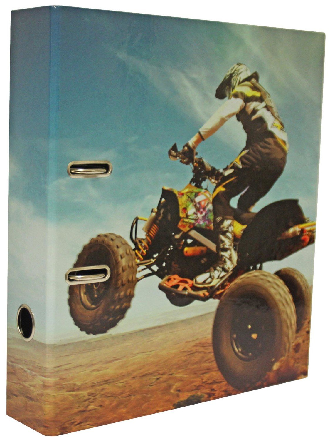 Pákový pořadač Donau - A4, šíře hřbetu 7,5 cm, motiv čtyřkolka