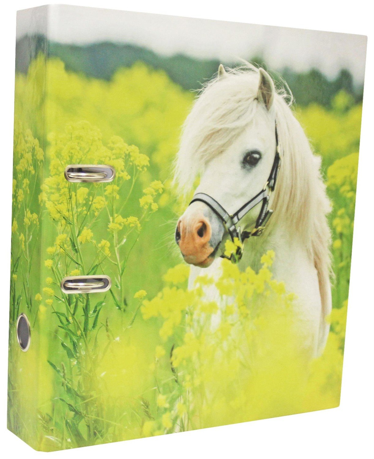 Pákový pořadač Donau - A4, šíře hřbetu 7,5 cm, motiv pony