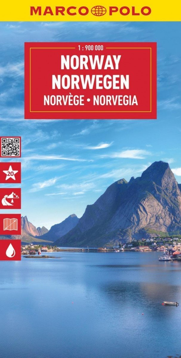 Norsko 1:900 000 / automapa Marco Polo