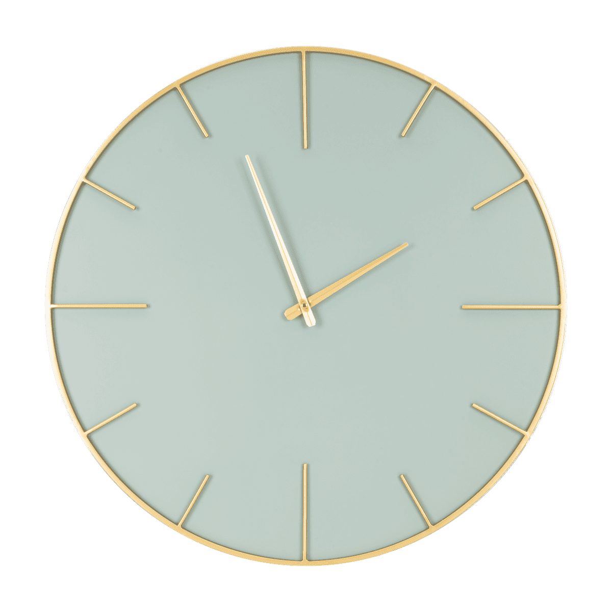 Nástěnné hodiny GREEN zelená Ø 60 cm Mybesthome