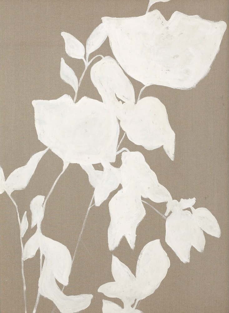 Ručně malovaný obraz 90x120 cm Fortuna White – Malerifabrikken