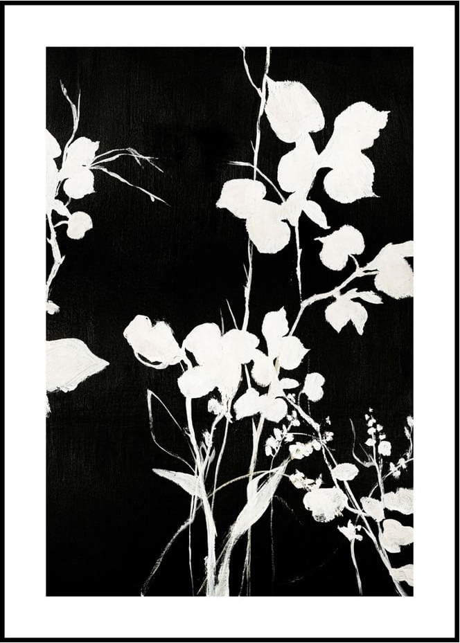 Obraz 30x40 cm Silhouet Leaves – Malerifabrikken
