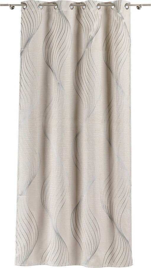 Krémový závěs 140x260 cm Sirene – Mendola Fabrics
