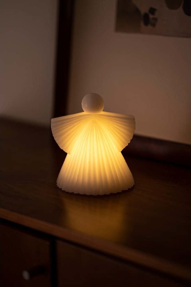 Bílá světelná dekorace ø 11,5 cm Asta – Sirius