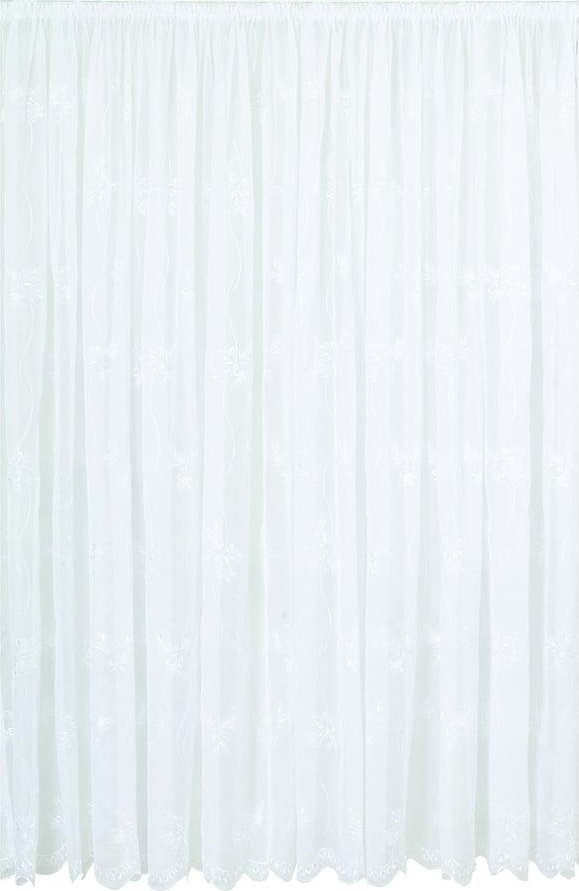 Bílá záclona 600x245 cm Snow – Mendola Fabrics