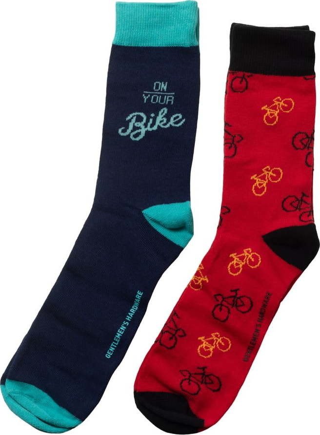 Pánské ponožky sada 2 párů Bike – Gentlemen's Hardware