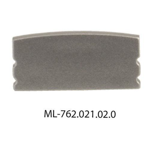 Koncovka LED profilu PH bez otvoru stříbrná McLED ML-762.021.02.0