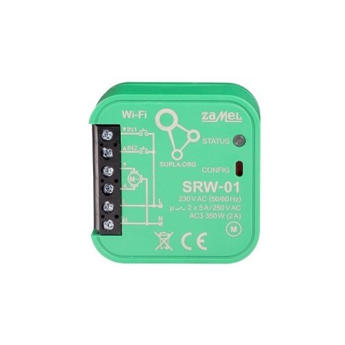 Wi-Fi spínací relé žaluzií Zamel SRW-01