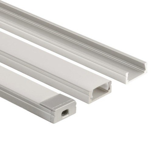 Přisazený hliníkový profil PG 15x7mm matný difuzor komplet 1m McLED ML-761.002.02.1