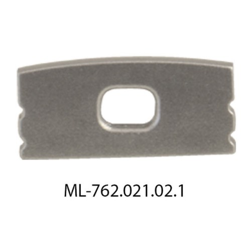 Koncovka LED profilu PH s otvorem stříbrná McLED ML-762.021.02.1