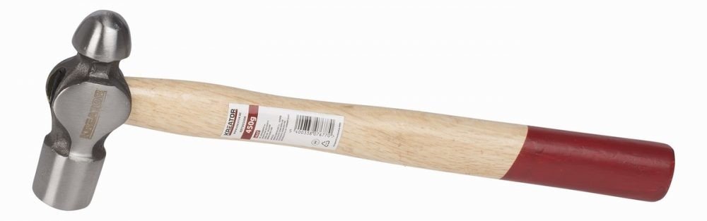 Kreator Klempířské kladivo s kulovou hlavou 450g - Dřevěná násada
