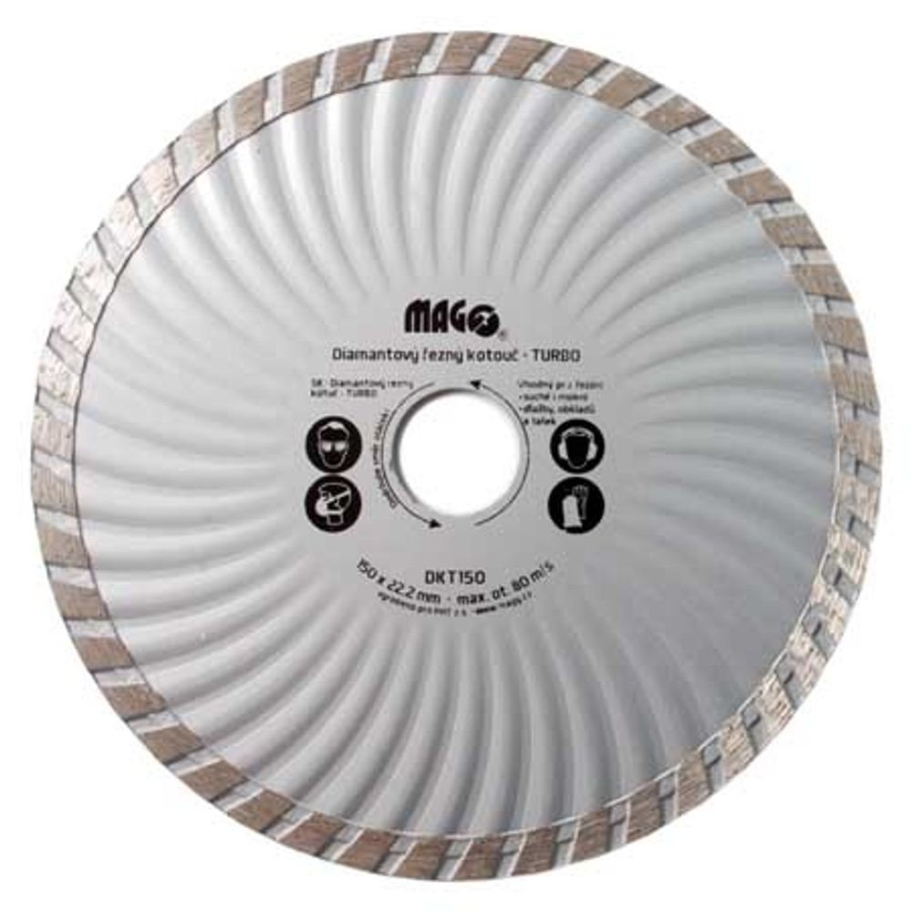 MAGG Diamantový kotouč TURBO 150x22,2mm