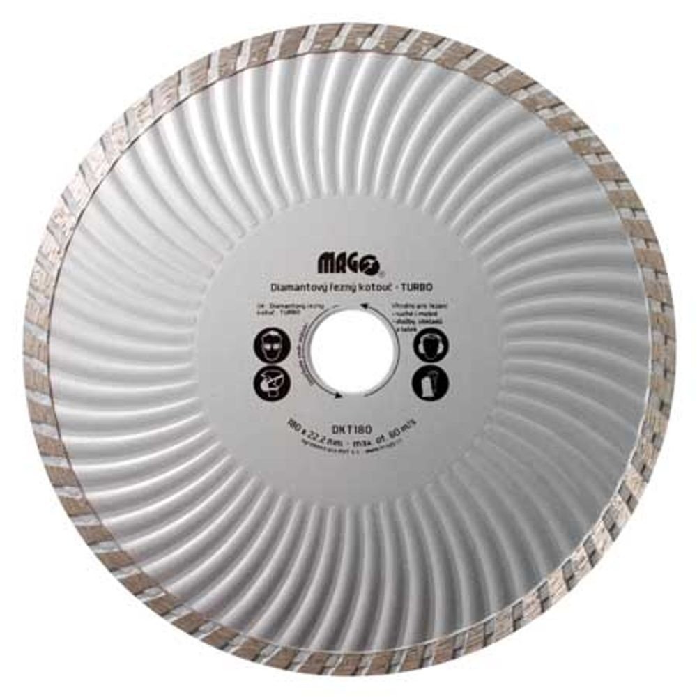 MAGG Diamantový kotouč TURBO 180x22,2mm