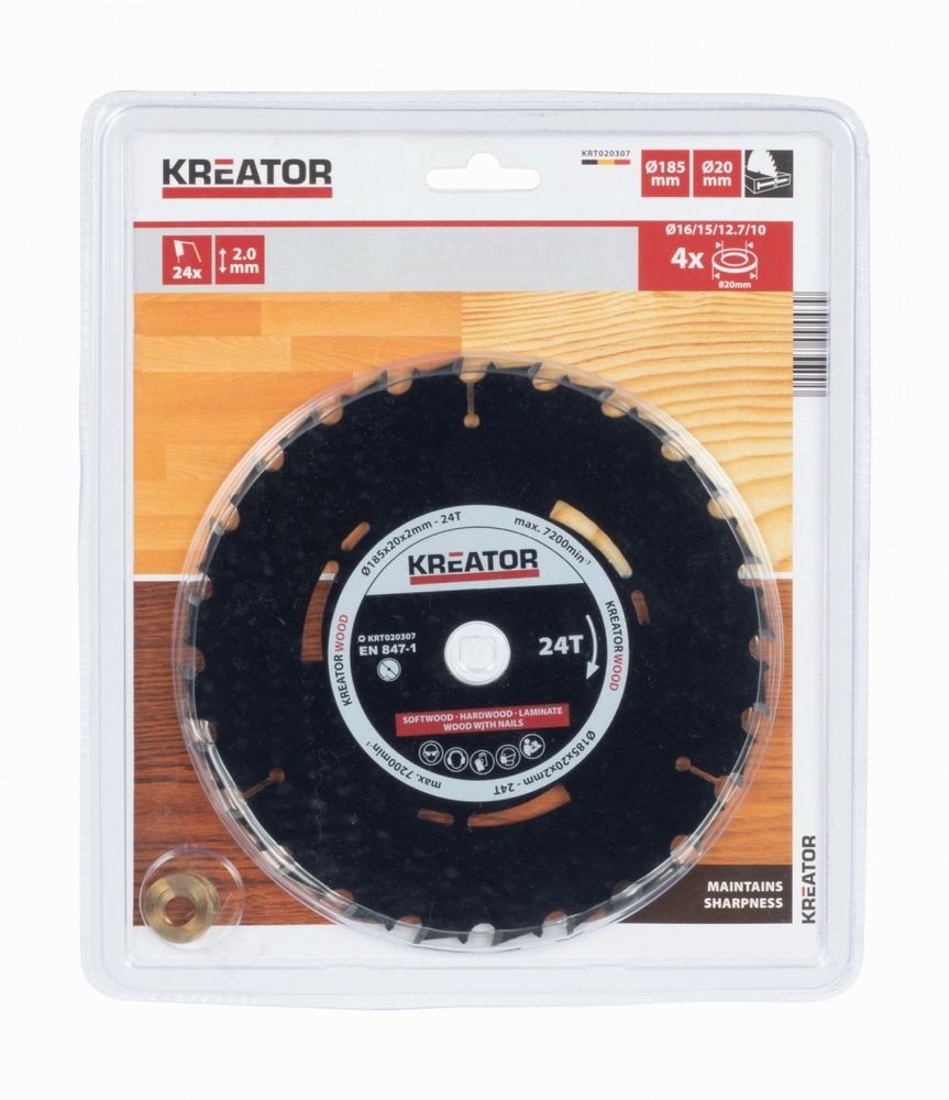 Kreator Pilový kotouč pro ponorné pily 185mm, 24T