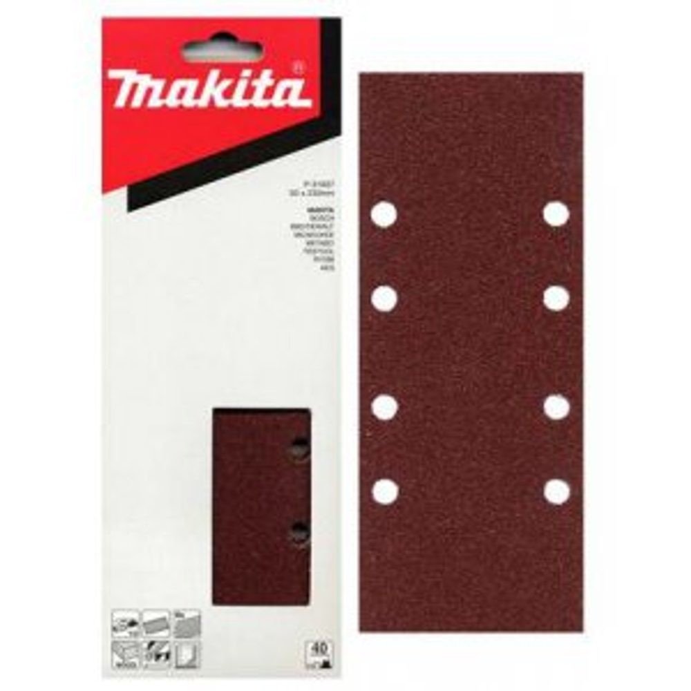 Makita 10x Brusný papír 93x228 mm, K120