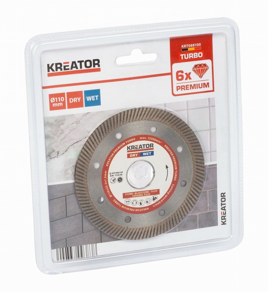 Kreator Diamantový kotouč celoobvodový PREMIUM TURBO