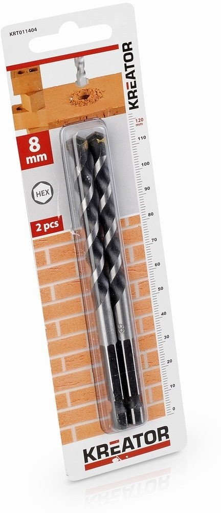 Kreator Vrtáky do kamene a zdiva HEX 011404