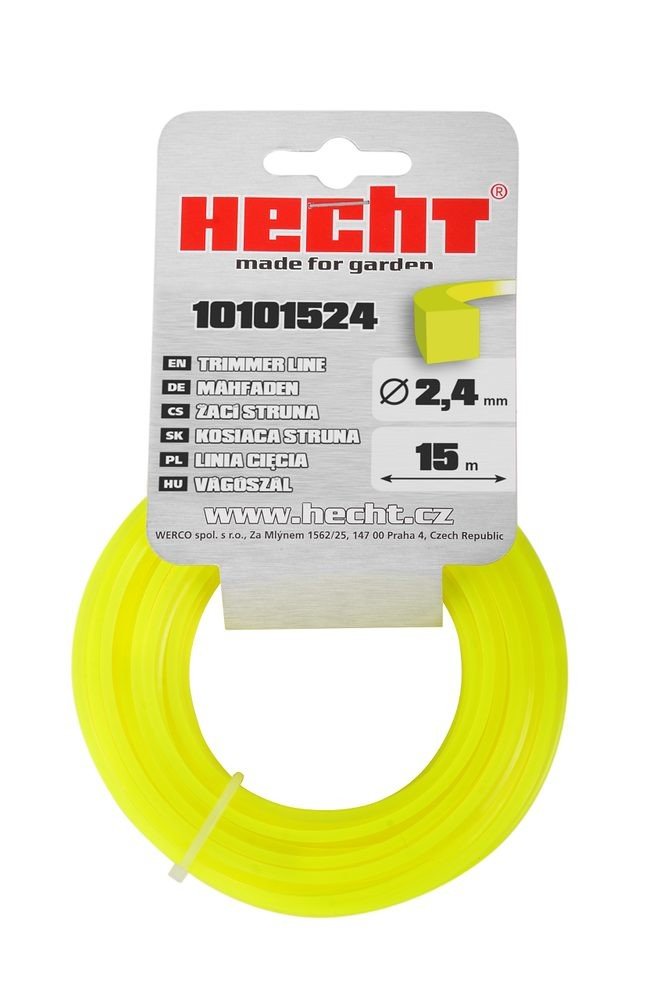 Hecht Struna čtvercová HECHT 2,4 mm x 15 m