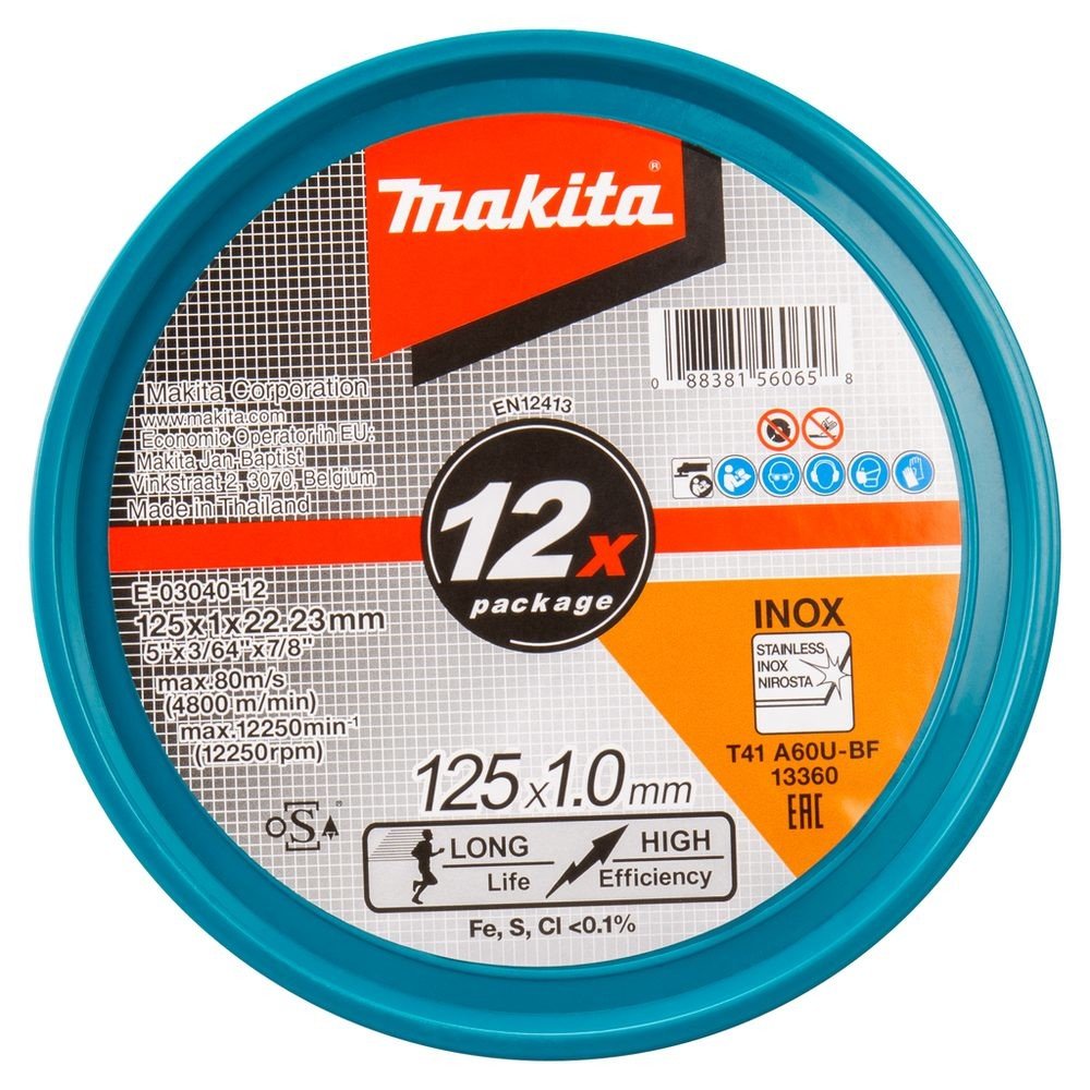 Makita Řezný kotouč Makita 125 mm A60U E-03040-12