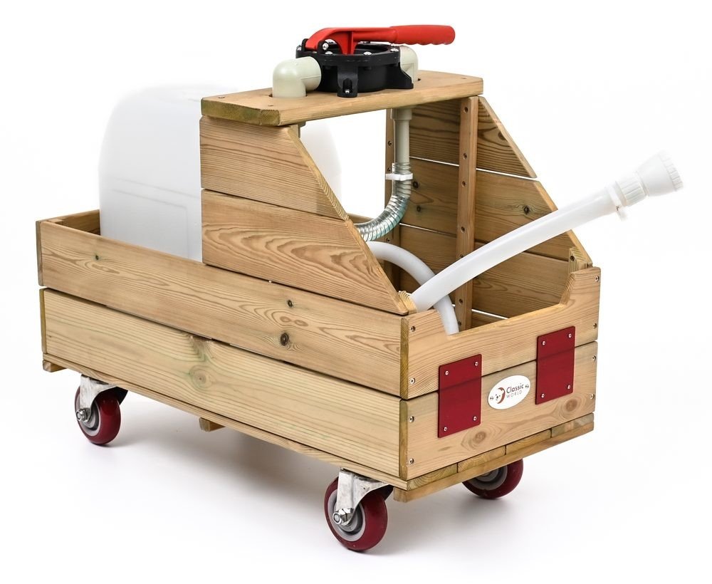 Jarabák Dřevěný dětský vozík na vodu Classic World