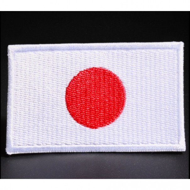 Nášivka nažehlovací vlajka Japonsko 7x4 cm