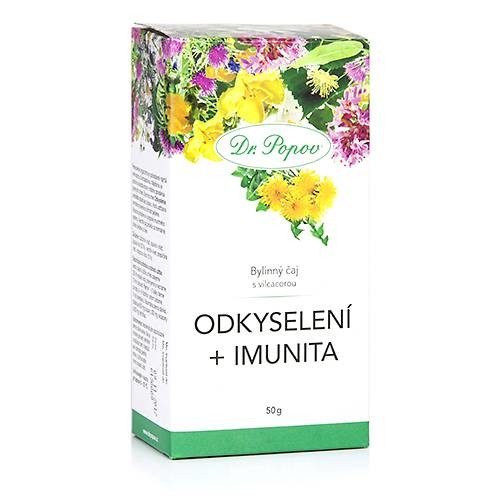 Odkyselení + imunita, sypaný čaj, 50 g Dr. Popov