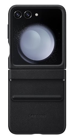 Samsung Zadní kryt z eko kůže pro Galaxy Z Flip5 Black