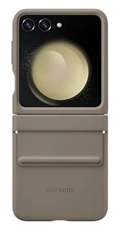 Samsung Zadní kryt z eko kůže pro Galaxy Z Flip5 Etoupe