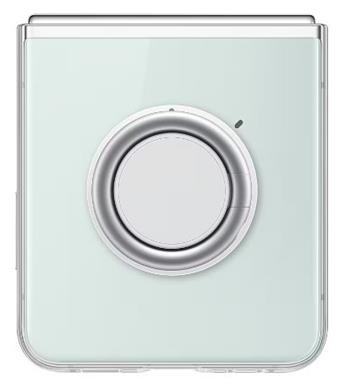 Samsung Průhledný kryt s odnímatelným úchytem na příslušenství pro Galaxy Z Flip5 Transparent