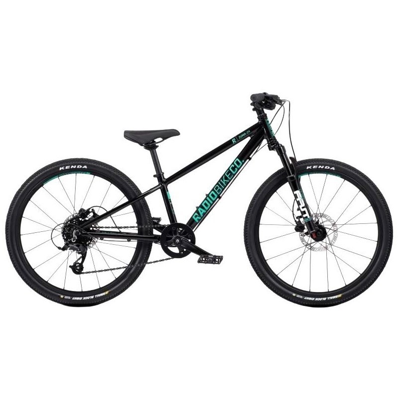 horské kolo RADIO BIKE CO - Zuma SUS 24in 2022 MTB Bike Pro Pro děti (ČERNÁ) velikost: 19.3in