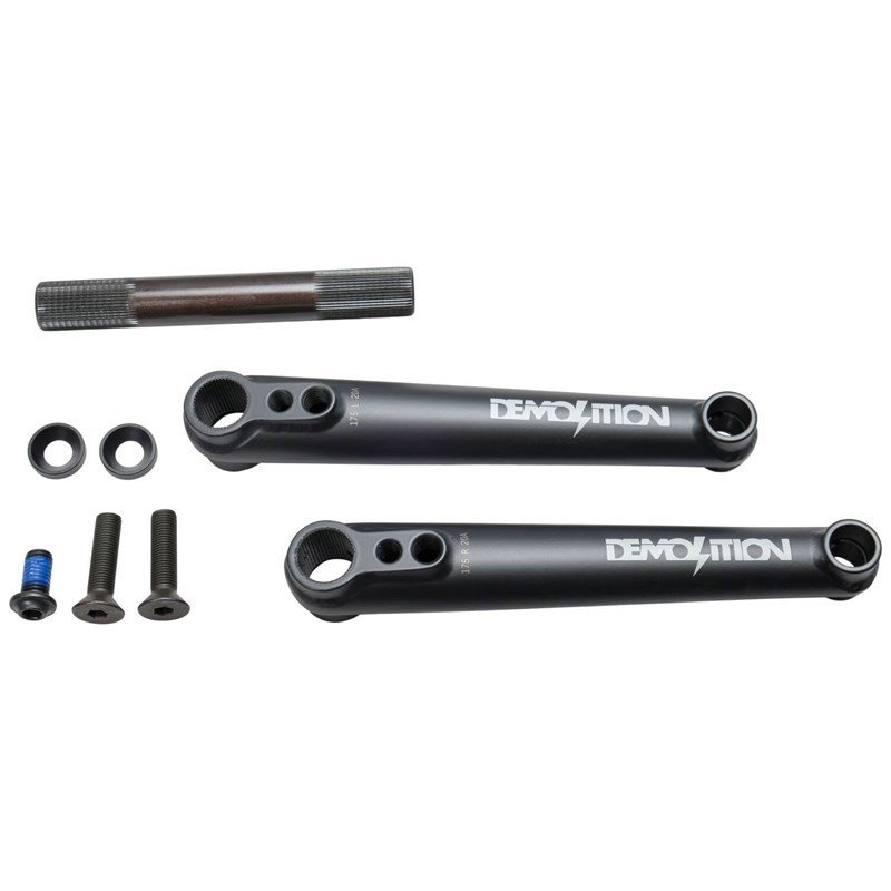 kliky DEMOLITION - Revolt 48 Spindle BMX Crank (FLAT BLACK) velikost: 175mm