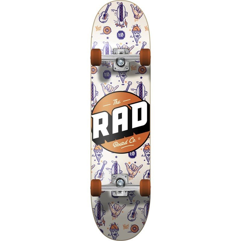 komplet RAD SKATEBOARDS - RAD Logo Progressive Complete Skateboard (WALLPAPER) velikost: 7.75in