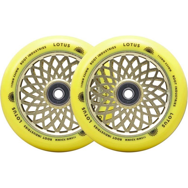 kolečko ROOT INDUSTRIES - Lotus Kolečka Na Koloběžku 2-Balení (RADIANT YELLOW) velikost: 110mm