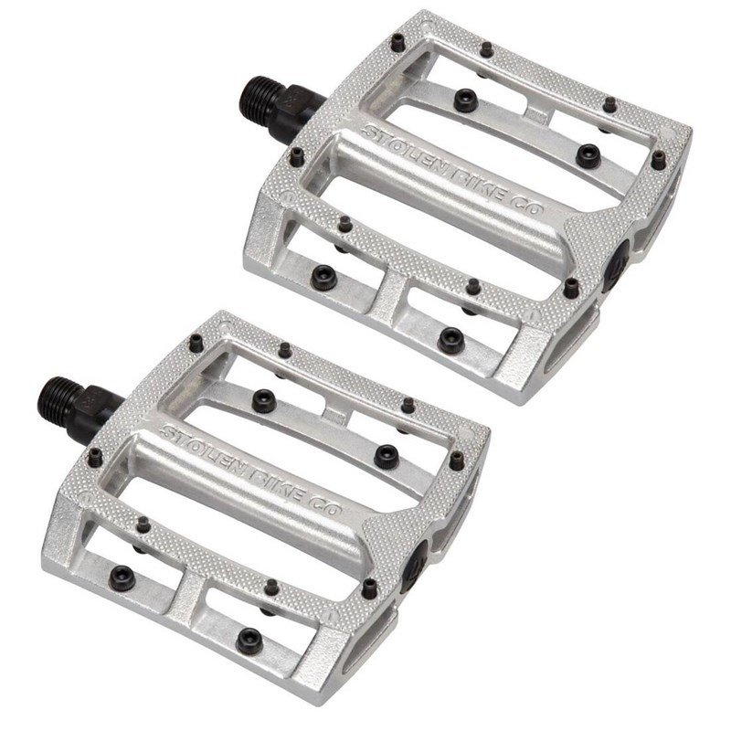 pedály STOLEN - Throttle 9/16in Sealed Auminum BMX Pedals (POLISHED) velikost: OS