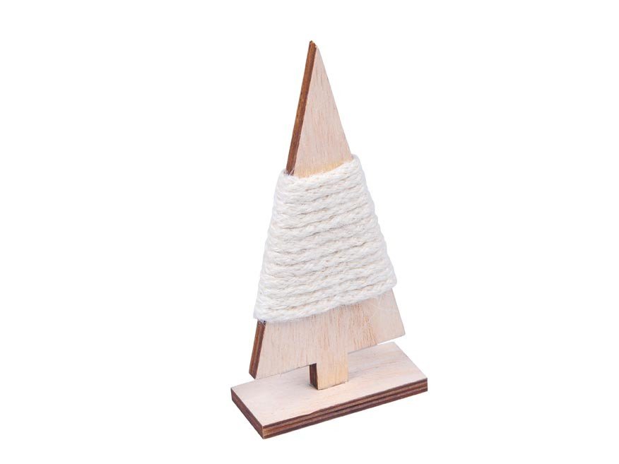 MFP 8886405 Stromek 16cm dřevo motouz